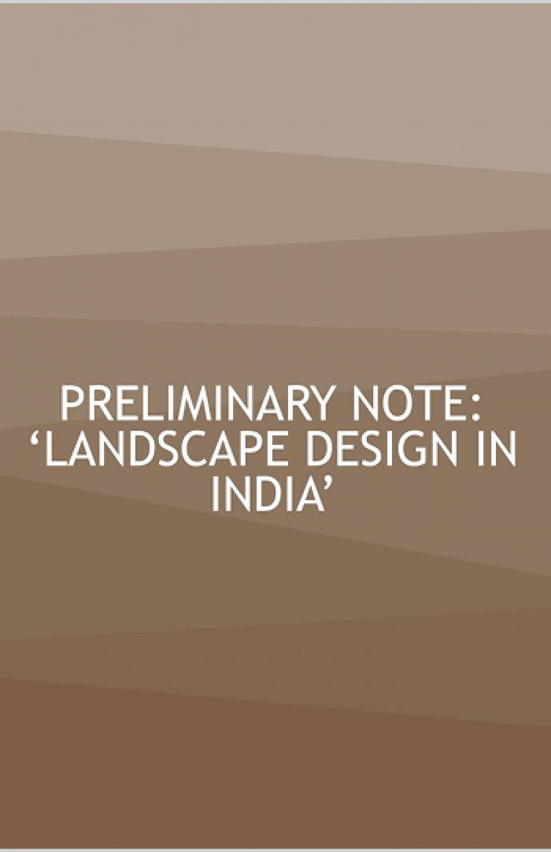 Landscape design in india: aniket bhagwat