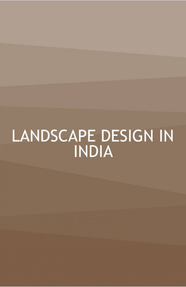 Landscape design in india